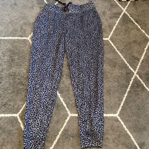 Leopard print joggers